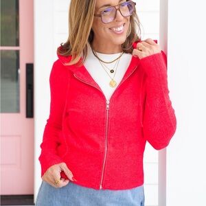 Vibrant Red Women's Hoodie